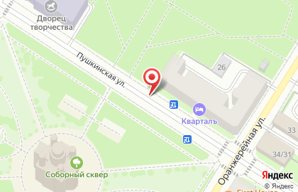 Регулировка пластиковых окон Пушкинский район на карте