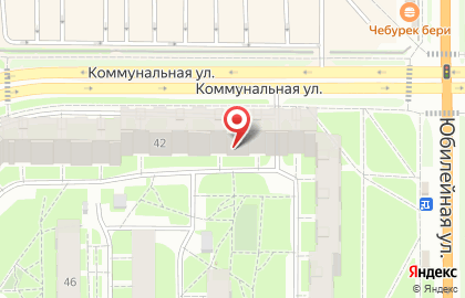 Магазин Ткани у Тани на Коммунальной улице на карте