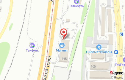 Супермаркет Эдельвейс на улице Сибирский Тракт на карте