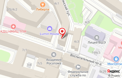 Пенсионный фонд РФ в Солянском проезде на карте