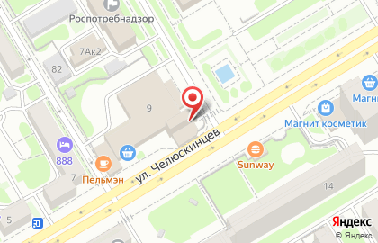 Банк ЗЕНИТ в Новосибирске на карте