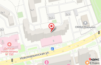 ЗооДруг на улице Новомарьинская на карте