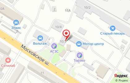 Установочный центр BRC-Саратов на Московском шоссе на карте