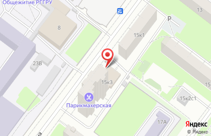 Супермаркет Мельница на улице Академика Волгина на карте