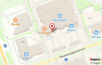 Магазин ортопедических матрасов и товаров для сна Askona на Ленинградской улице на карте
