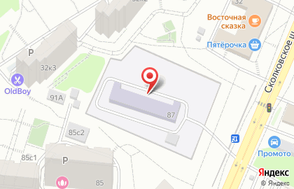 Школа №384 им. Д.К. Корнеева с дошкольным отделением на метро Кунцевская на карте