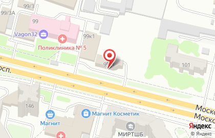 Аптека Апрель в Брянске на карте