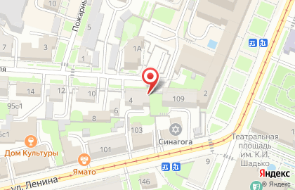 Детос на улице Бебеля на карте
