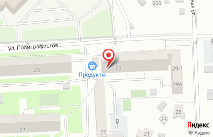 Магазин разливного пива на ул. Полиграфистов, 29/2 на карте