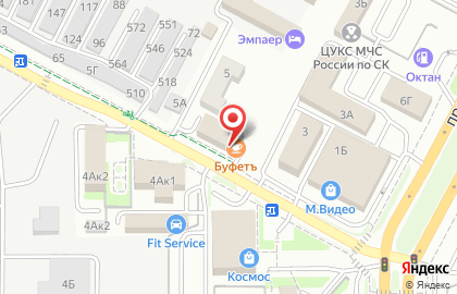 Столовая Буфет в Ставрополе на карте