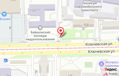 Шиномонтажная мастерская в Октябрьском районе на карте