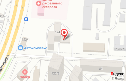 Спортивный клуб Голливуд на улице Немировича-Данченко на карте