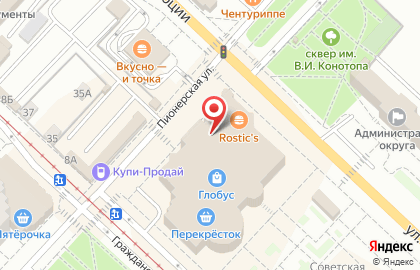 Магазин техники М.Видео на Советской площади на карте