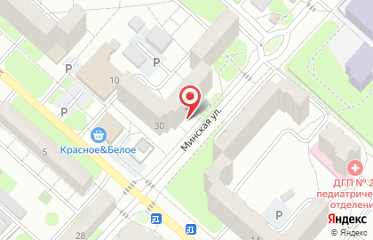 Магазин кондитерских изделий Карамелька на Минской улице на карте