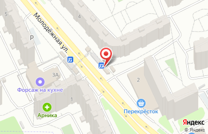 Продуктовый магазин в Москве на карте