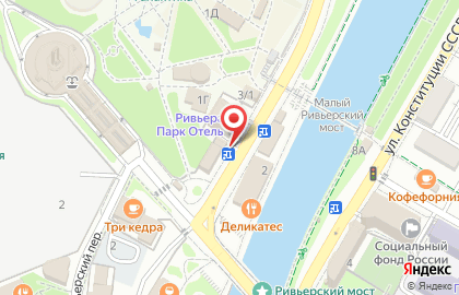Мини-маркет в Центральном районе на карте