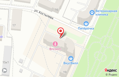 Салон Дикая орхидея в Петродворцовом районе на карте