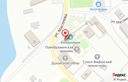 Церковная лавка Свято-Вифанского монастыря на карте