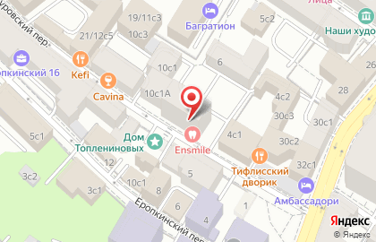 Рекламно-производственная компания Главпоспром в Мансуровском переулке на карте