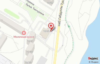 Супермаркет Магнит у дома в Набережных Челнах на карте