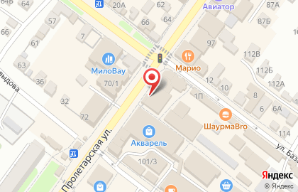 Магазин Антураж на Пролетарской улице на карте