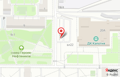 Сервисный центр Московский паркинг во 2-м квартале Капотни на карте