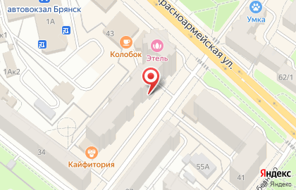 Фирменный магазин ГранПью на улице Ромашина на карте