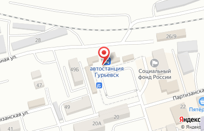 Буфет на Партизанской улице на карте