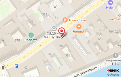 Санкт-Петербургский союз художников на карте