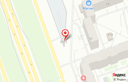 Автостоянка в Архангельске на карте
