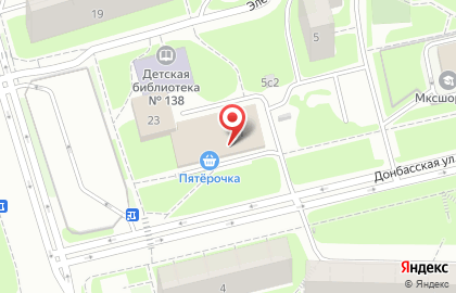 Супермаркет Пятёрочка в Москве на карте
