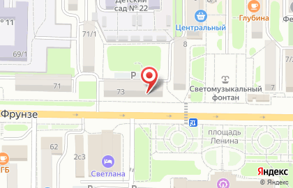 Ортопедический салон Ортомед на улице Фрунзе в Артёме на карте