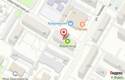 Аптека Фармленд в Уфе на карте