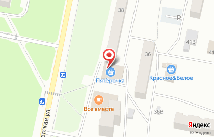 Супермаркет Пятёрочка в Москве на карте