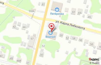 Супермаркет Верный на улице Кирова на карте