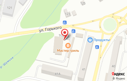Продуктовый магазин Доступные цены на карте