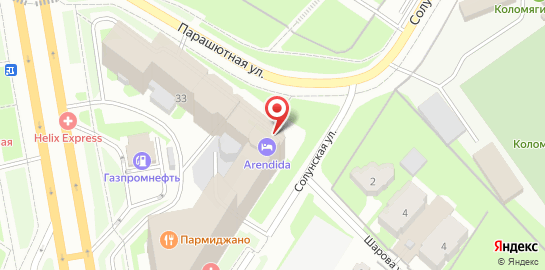 Детский неврологический центр Доктрина на Коломяжском проспекте на карте