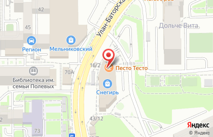 Кафе MAR & CO в Свердловском районе на карте