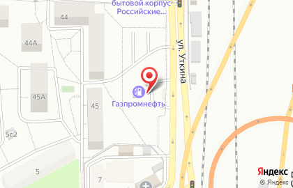 АЗС ТНК, ООО Валар на улице Уткина на карте