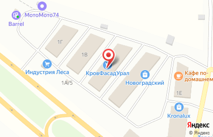 Оптово-розничный магазин строительных материалов Объект в Челябинске на карте