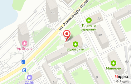 Магазин парфюмерии, косметики и бытовой химии Бонжур & PROFzone в Уссурийске, на улице Андрея Кушнира на карте