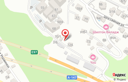 Автомобильная парковка в Хостинском районе на карте