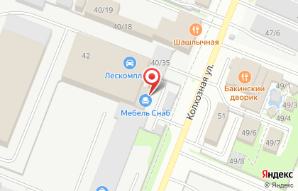 Торгово-производственная компания Профиль на Колхозной улице на карте
