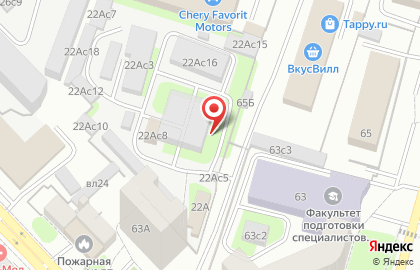 Мосгортранс в Москве на карте