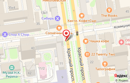 Торговый павильон на Красном проспекте, 11 на карте