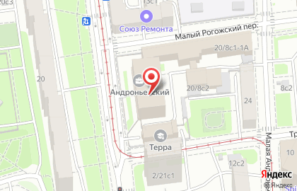 Компания КОНСАЛТ ГРУПП на Большой Андроньевской улице на карте