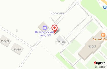 Офис продаж Петергофские дачи в Петродворцовом районе на карте