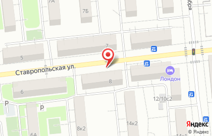 На Ставропольской на карте