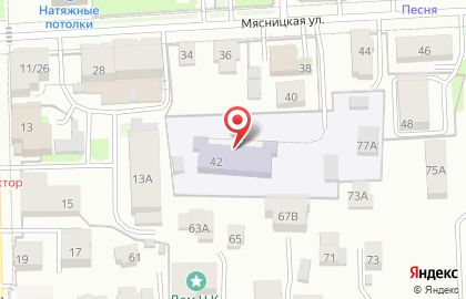 Детский сад №24 на Мясницкой улице на карте