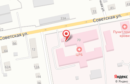 Центральная районная больница Черепановская центральная районная больница на Советской улице на карте